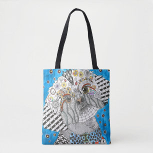 Cute and Colorful Shih Tzu Tote Bag Tygkasse