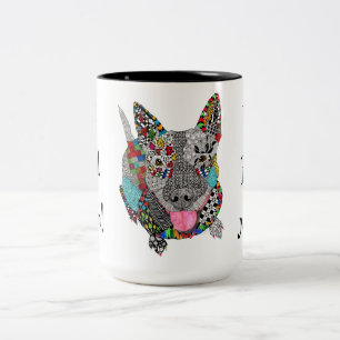 Cute and Colororent Pit Bull Mamma Mugg