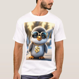 Cute and Coola Fluffy Penguin T Shirt