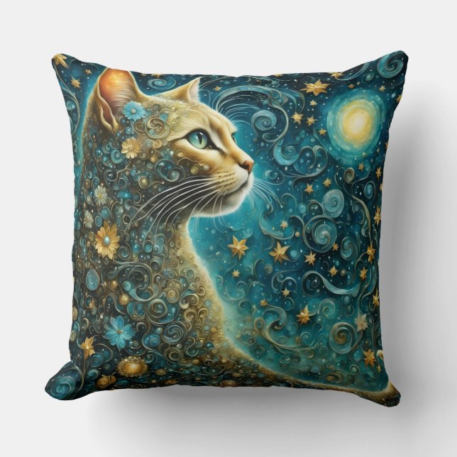 cute and fantatick Throw Pillow Kudde (Framsida)