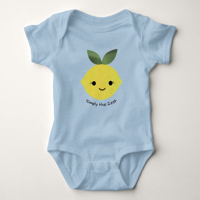 Cute and Funny, bara Zest Kawaii Lemon T Shirt (Framsida)
