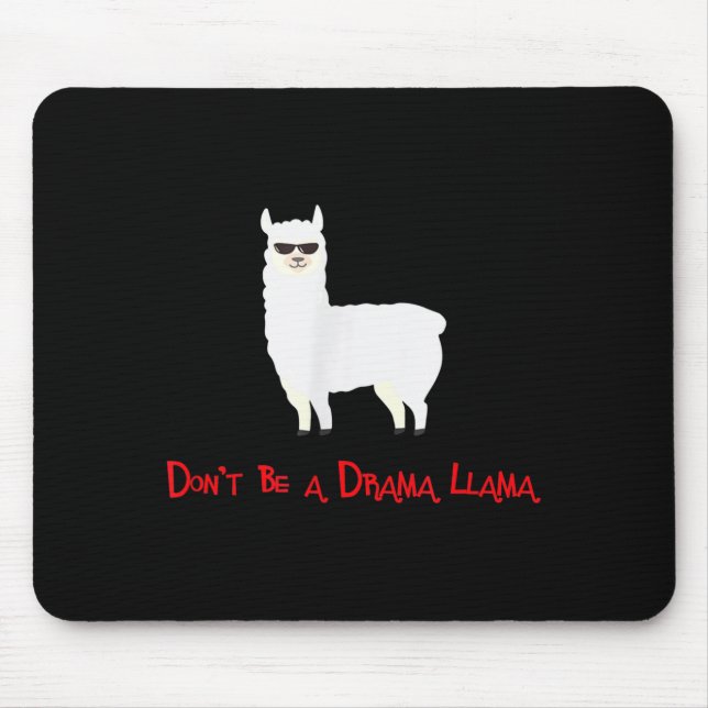 Cute And Funny Don't Be A Drama Llama  Musmatta (Framsidan)