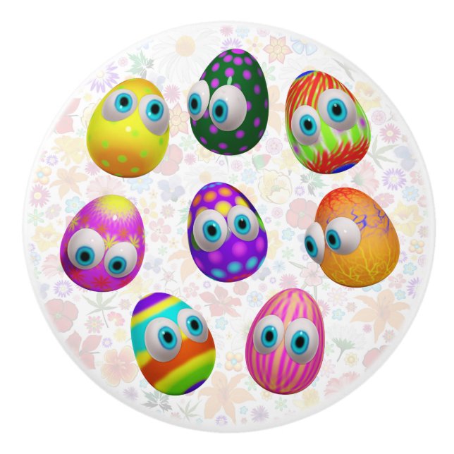 Cute and Funny Easter Eggs Cartoon Knopp (Framsidan)