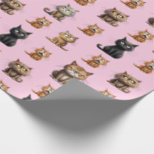 Cute and FUNNY Mad Arg Black, Orange Cat Rosa