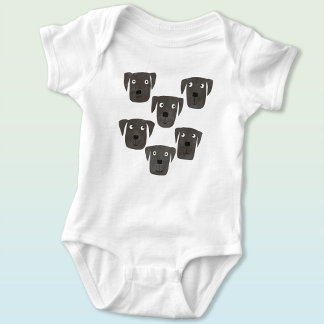 Cute and Goofy Black Labrador Retriever Hund T Shirt