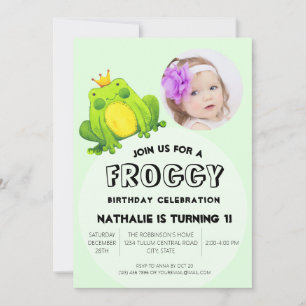 Cute and Roligt Modern Abstrakt Kids från födelsed Inbjudningar