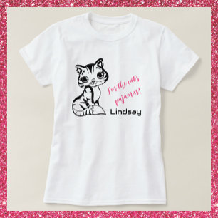 Cute and Rosa Cat's Pajamas T Shirt