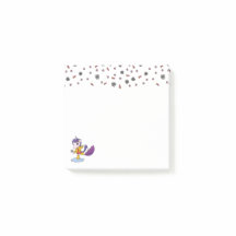 Cute and Simple Blommigt Unicorn in Rainrock
