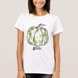 Cute and Spooky Grönt Jack-O’-Lantern T Shirt