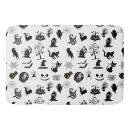 Cute and spooky Halloween Badrumsmatta