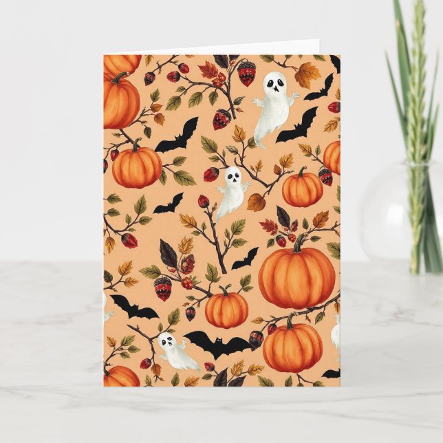 Cute And Spooky Phone Cover For Autumn Kort (Framsida)