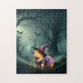 Cute and Witchy Halloween Capybara Pussel