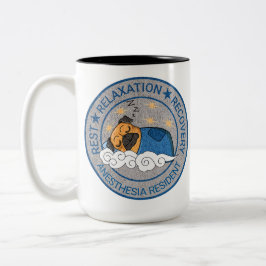 Cute Anestesi/ CRNA Rest Slappna av Recovery Två-Tonad Mugg