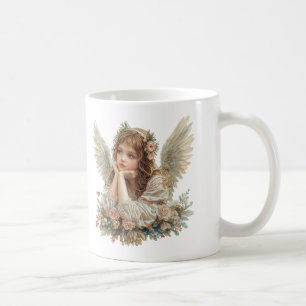 Cute Angel / Cherub / Guardian Angel Kaffemugg
