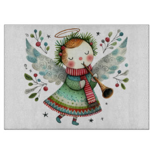 Cute Angel Folk Art Stil