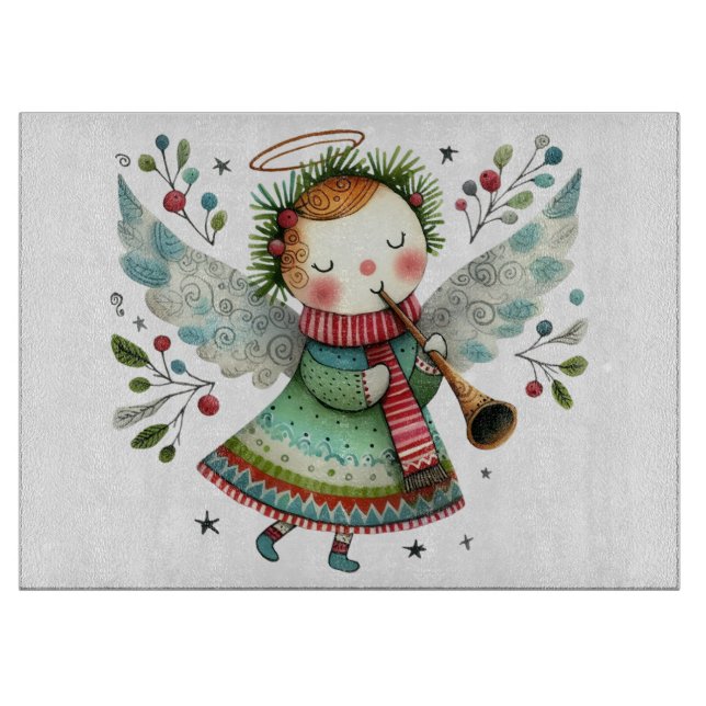 Cute Angel Folk Art Stil (Framsidan)