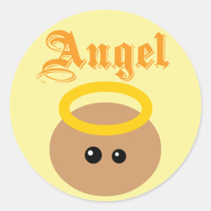 Cute Angel Runt Klistermärke