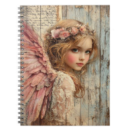 Cute Angel Spiral Notebook Anteckningsbok