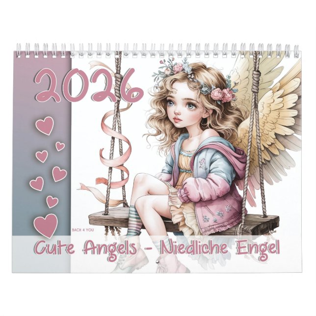 Cute Änglar - Niedliche Engel 2026 Kalender (Omslag)