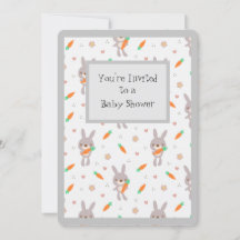 Cute Animal Bunny Adsible Generic Baby Shower