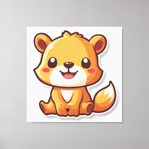 Cute Animal Canvastryck