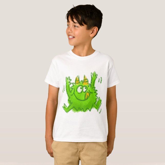 Cute Animal Drawing T Shirt (Hel framsida)