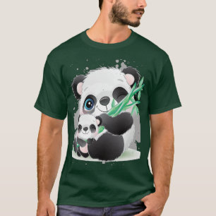 Cute Animal Friendly Panda 12 T Shirt