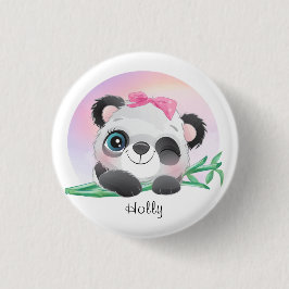 Cute Animal Friendly Panda Bamboo Knapp