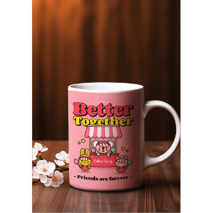 Cute animal Friends Cotton Candy Mugg" Kaffemugg