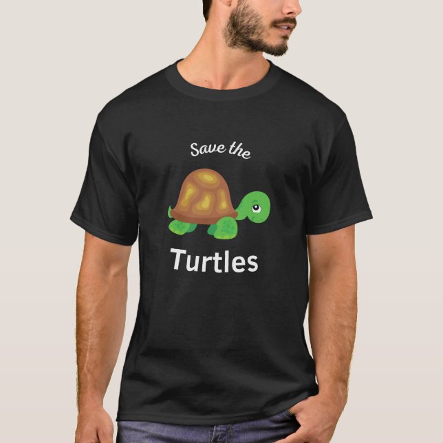 Cute Animal Gift Sea Turtle T Shirt (Framsida)