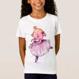 Cute Animal Gris Ballerina Watercolor T Shirt