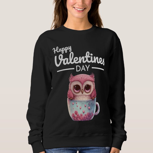 Cute Animal Heart Panda  Happy Valentine Day  27 T Shirt (Framsida)
