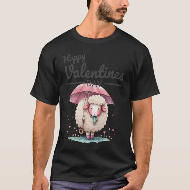 Cute Animal Heart Panda  Happy Valentine Day  33 T Shirt (Framsida)
