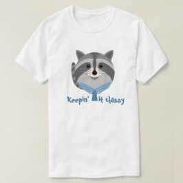 Cute Animal "Keeping it classy" Racoon T-shirt