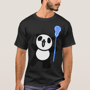 Cute animal Lacrosse panda T Shirt