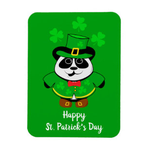 Cute Animal lycklig St patricks day Magnet