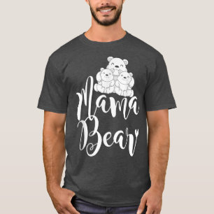Cute Animal Mamma Bear Unge Bear Family Mamma B T Shirt