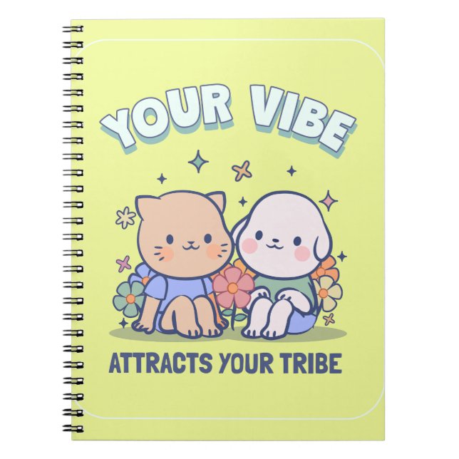 Cute Animal Notebook Anteckningsbok (Framsidan)