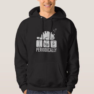 Cute Animal Periodic Bord Funny Chemist Cat Chemi Hoodie