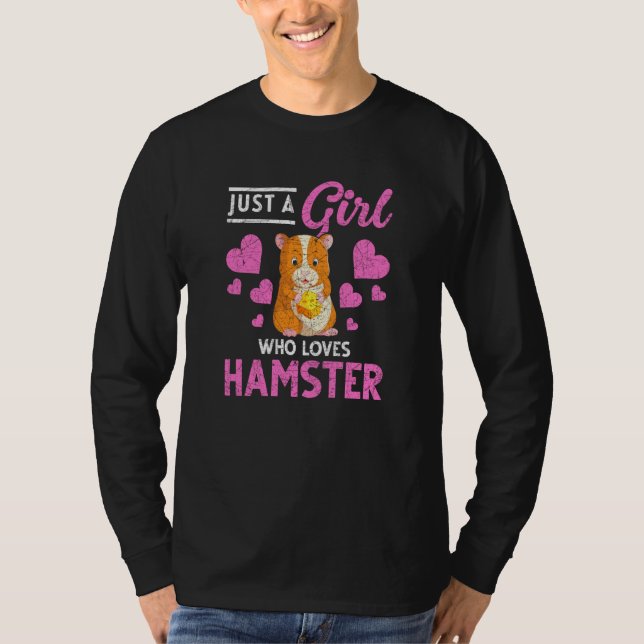Cute Animal Pet Mamma Women Girls Kids Hamster T Shirt (Framsida)