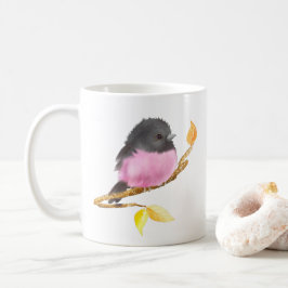 Cute Animal Rosa Robin Bird Mugg