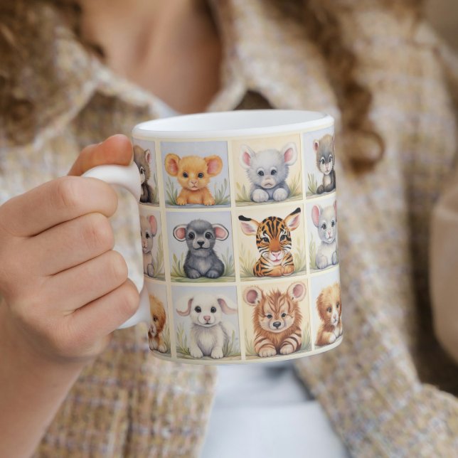 Cute Animals 2 Kaffe Mugg (Skapare uppladdad)