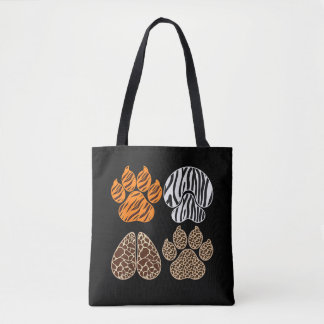 Cute Animals Animal Print Design Adorable Wildlife Tygkasse