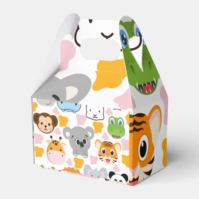 Cute Animals Ansikte Presentaskar (Framsidan Sidan)