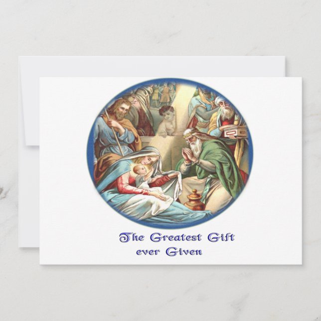 Cute Animals christimas Julkort (Framsida)