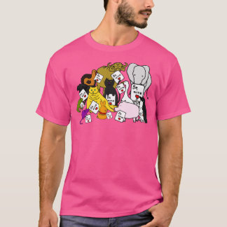 Cute Animals Holding Valentine der for Valentines T Shirt