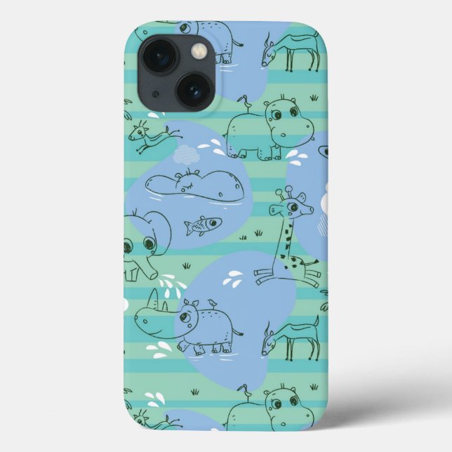 Cute animals leker med vatten 3 (Baksida)