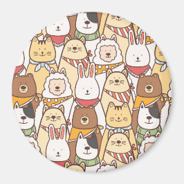 Cute Animals Magnet