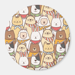 Cute Animals Magnet