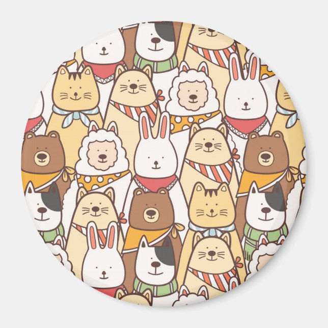 Cute Animals Magnet (Framsidan)